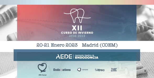 IPG Dental estará en XII Curso de Invierno organizado por la Asociación Española de Endodoncia