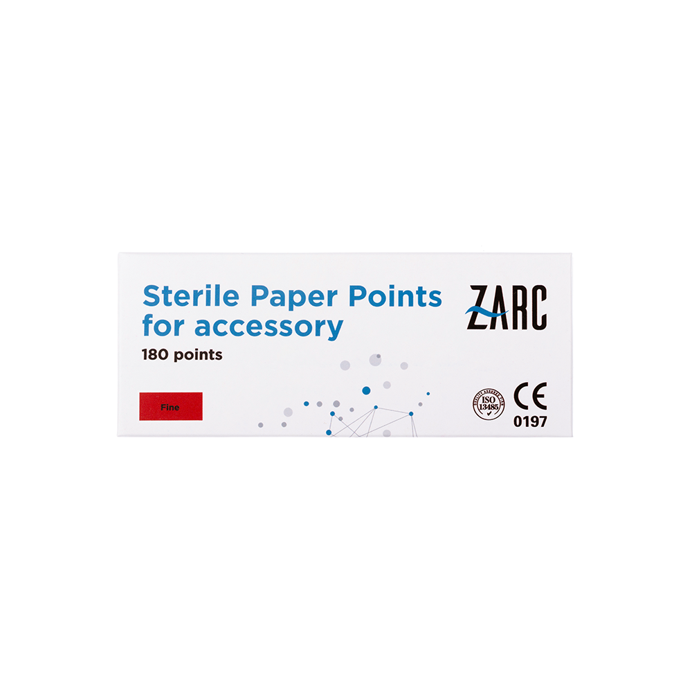 Sterile paper points for accessory by Zarc