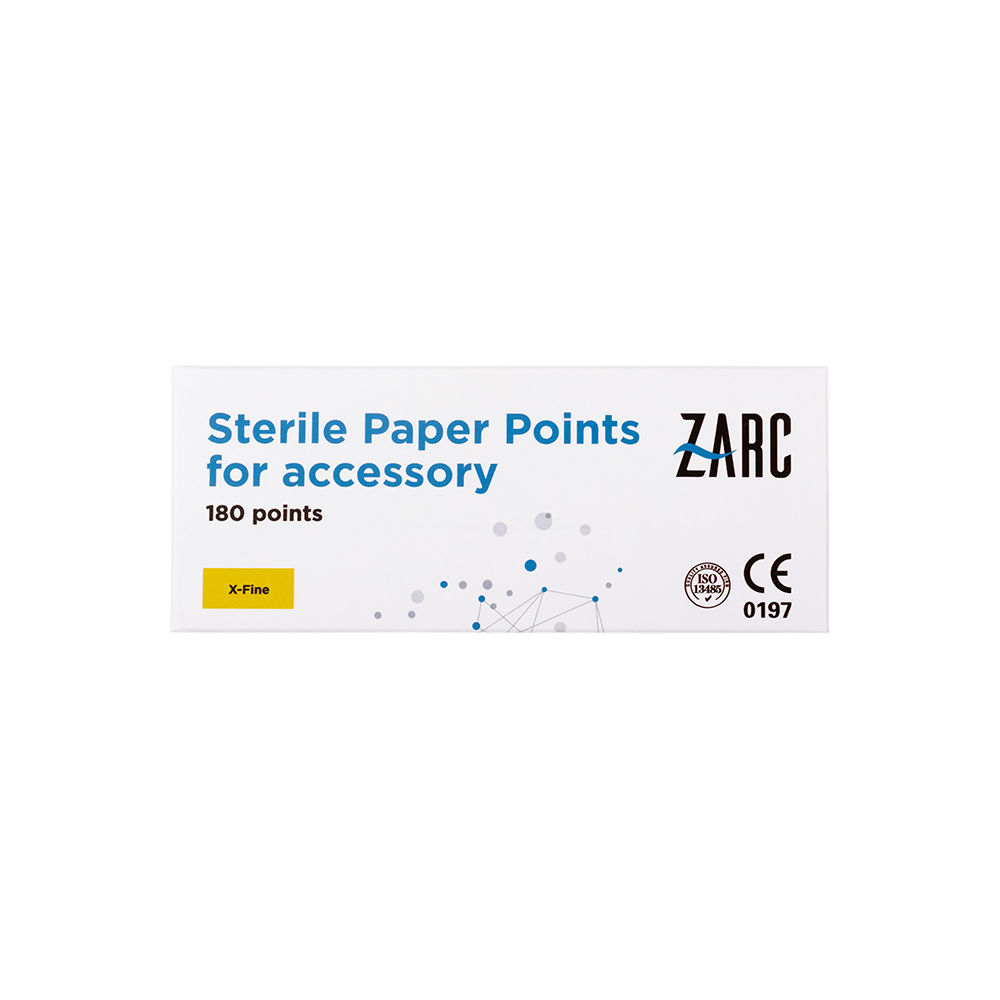 Sterile paper points for accessory by Zarc