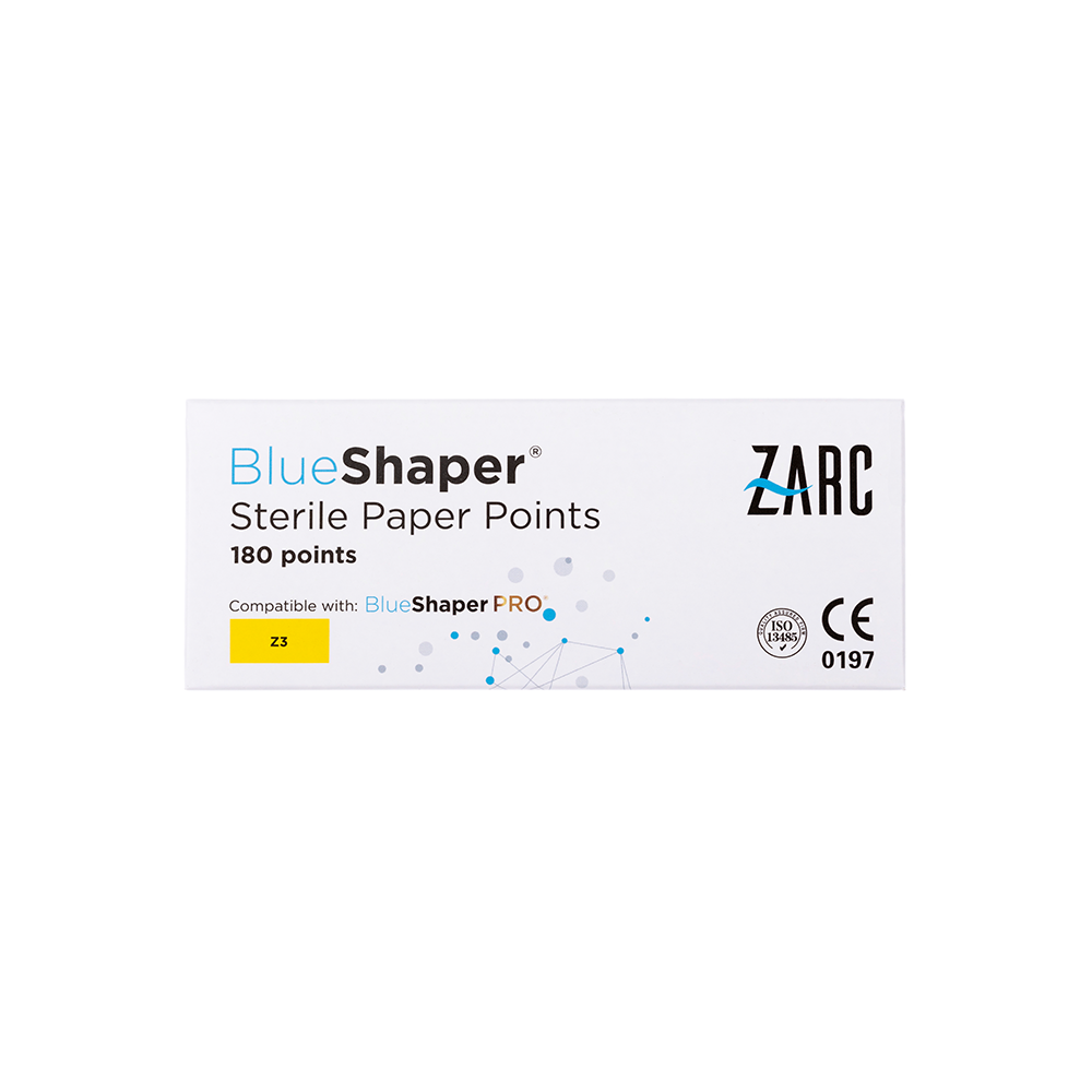 Puntas de papel estériles BlueShaper® de Zarc