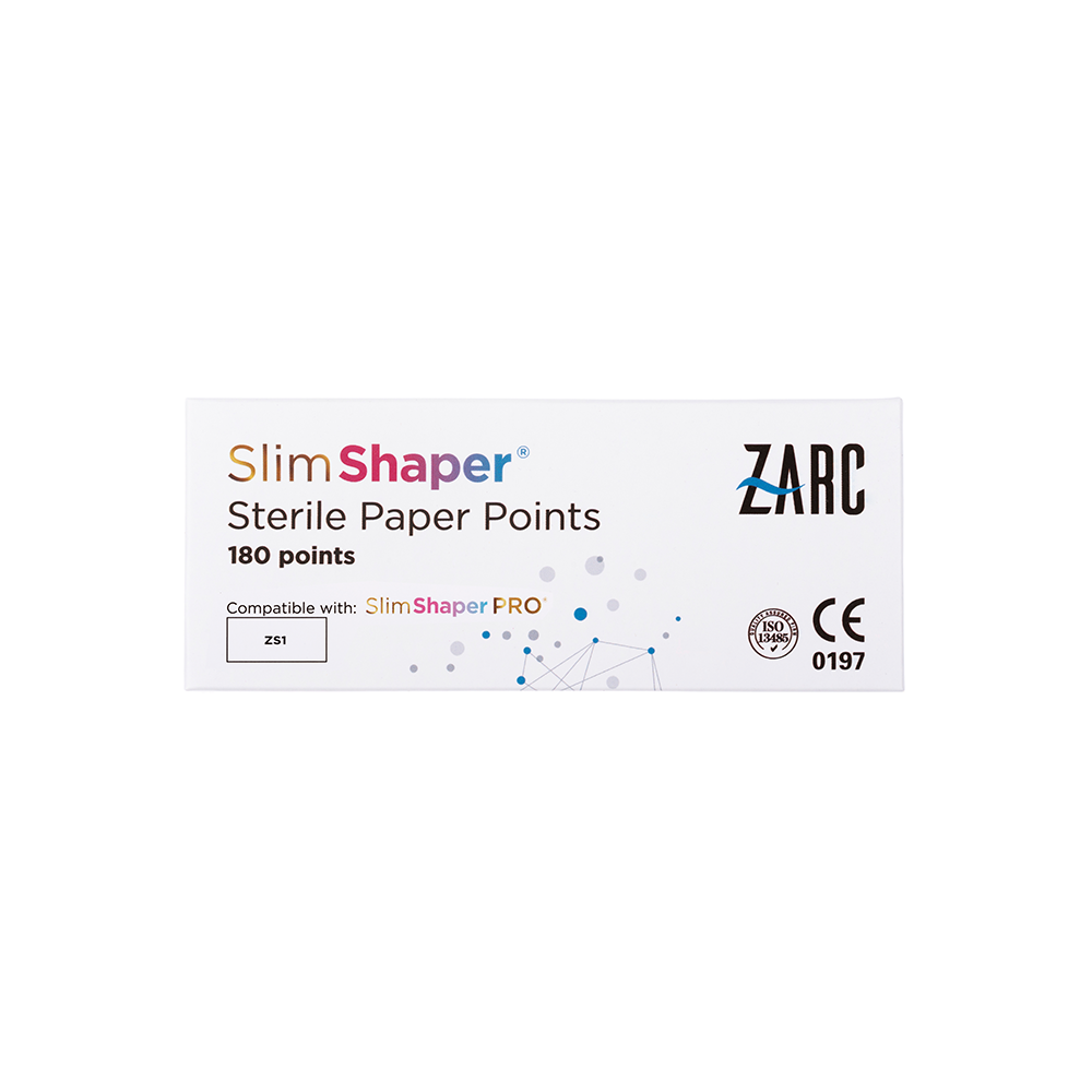 SlimShaper sterile paper points by Zarc