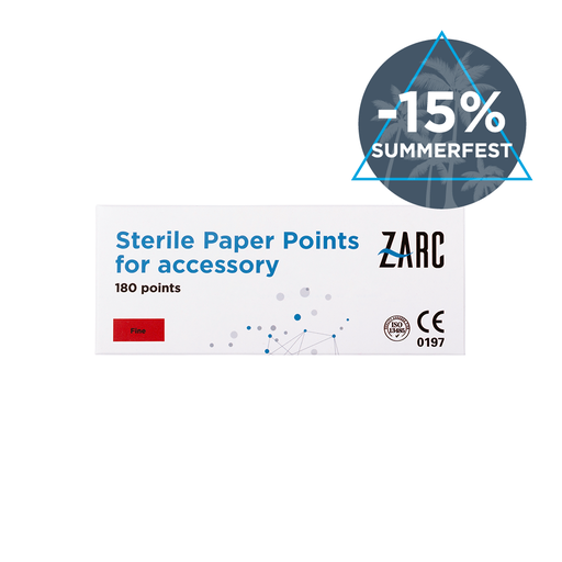 Puntas de papel estériles para uso auxiliar de Zarc