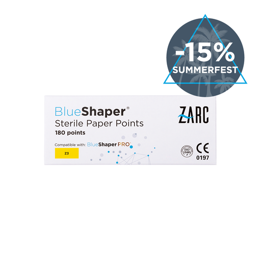 BlueShaper sterile paper points by Zarc