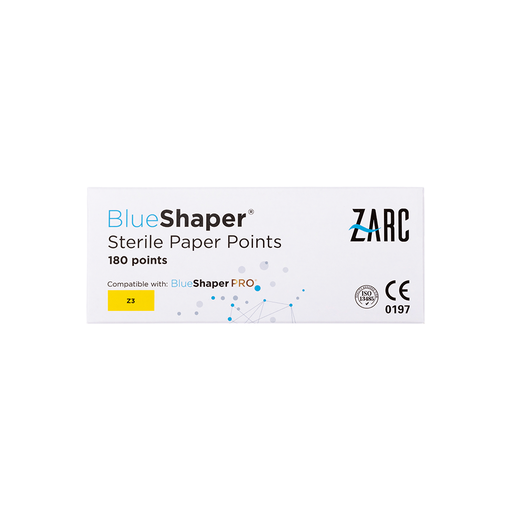 Puntas de papel estériles BlueShaper® de Zarc