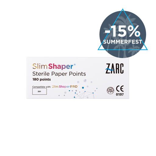 SlimShaper sterile paper points by Zarc