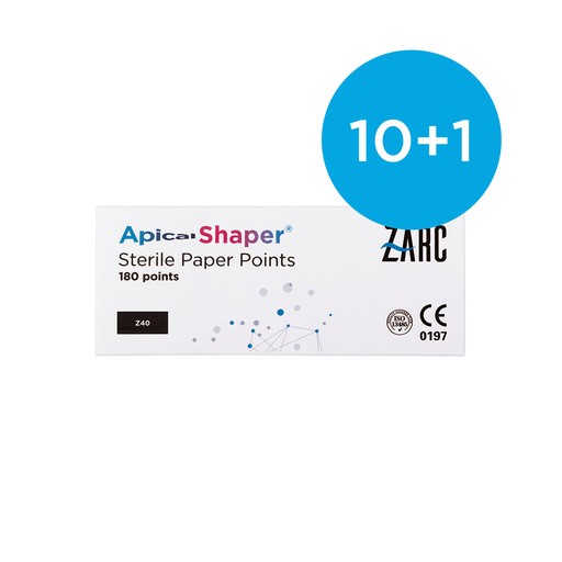 Puntas de papel estériles ApicalShaper® de Zarc